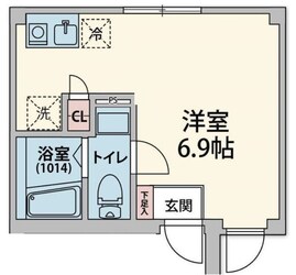 シェルブルー大井町の物件間取画像